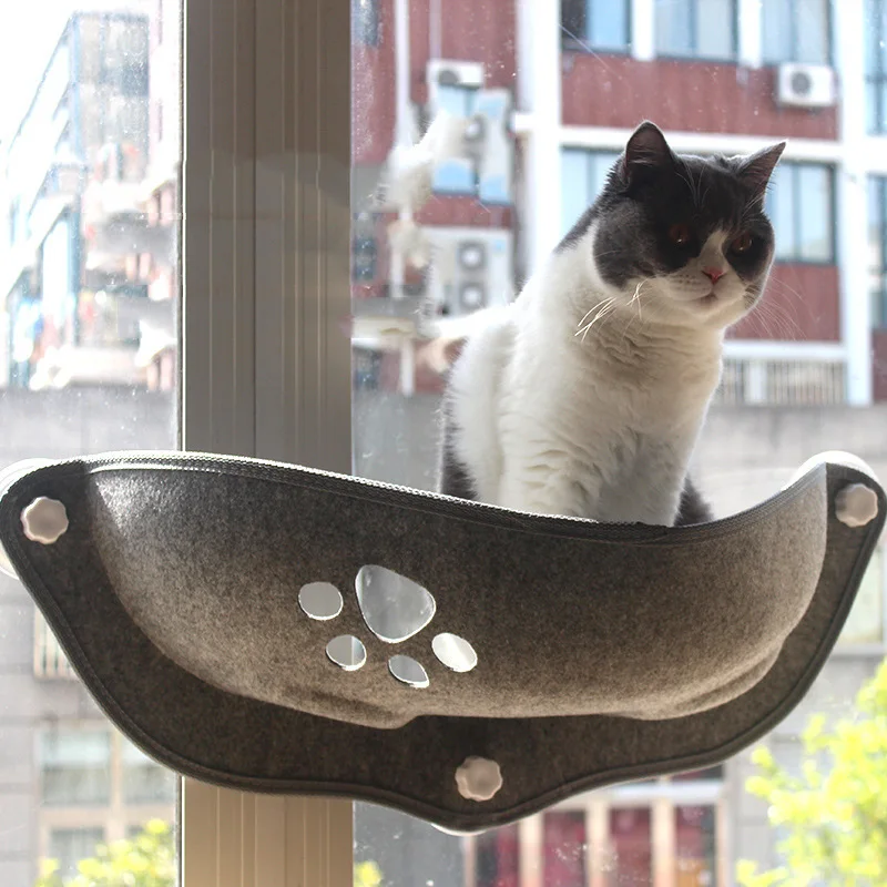 

Гамак для кошек, съемная и моющаяся подвесная кошачья кровать, сушеный под солнцем, из стекла, для балкона, товары для домашних животных