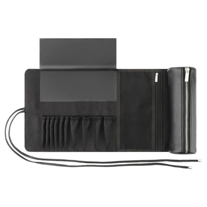 

Happy Makeup Women Brush Rolling Case Portable Travel Cosmetic Makeup Bag Storage Pouch Organizer