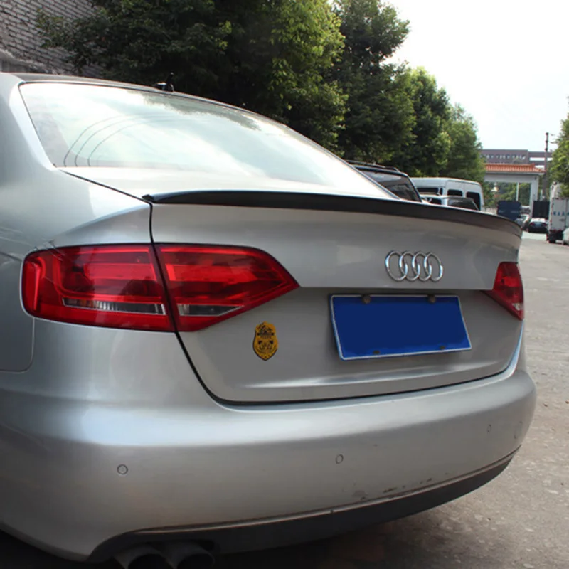 Для Audi A4 B8 2009-2012 A5 2009-2016 высококачественный спойлер из углеродного волокна задний