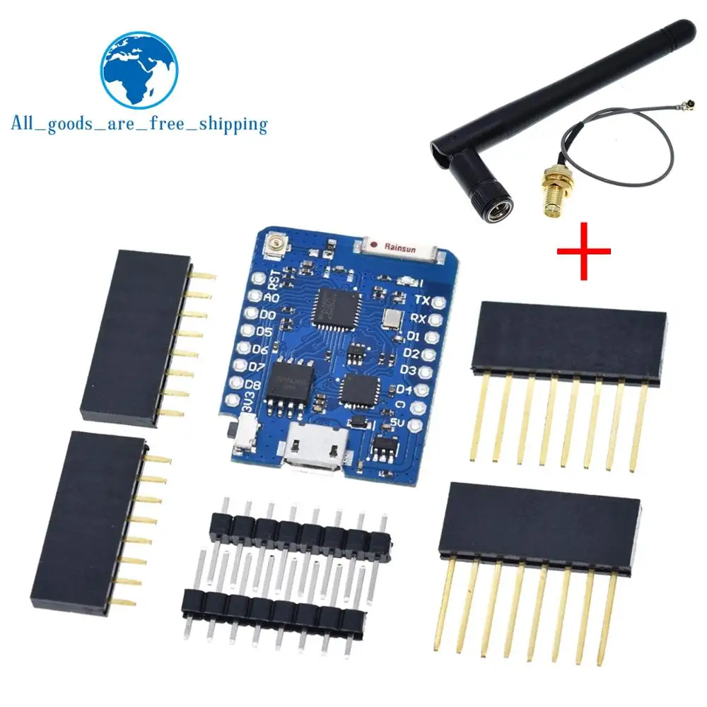 WEMOS D1 Mini Pro 16M байт внешний антенный разъем на основе NodeMCU ESP8266 CP2104 WIFI макетная плата