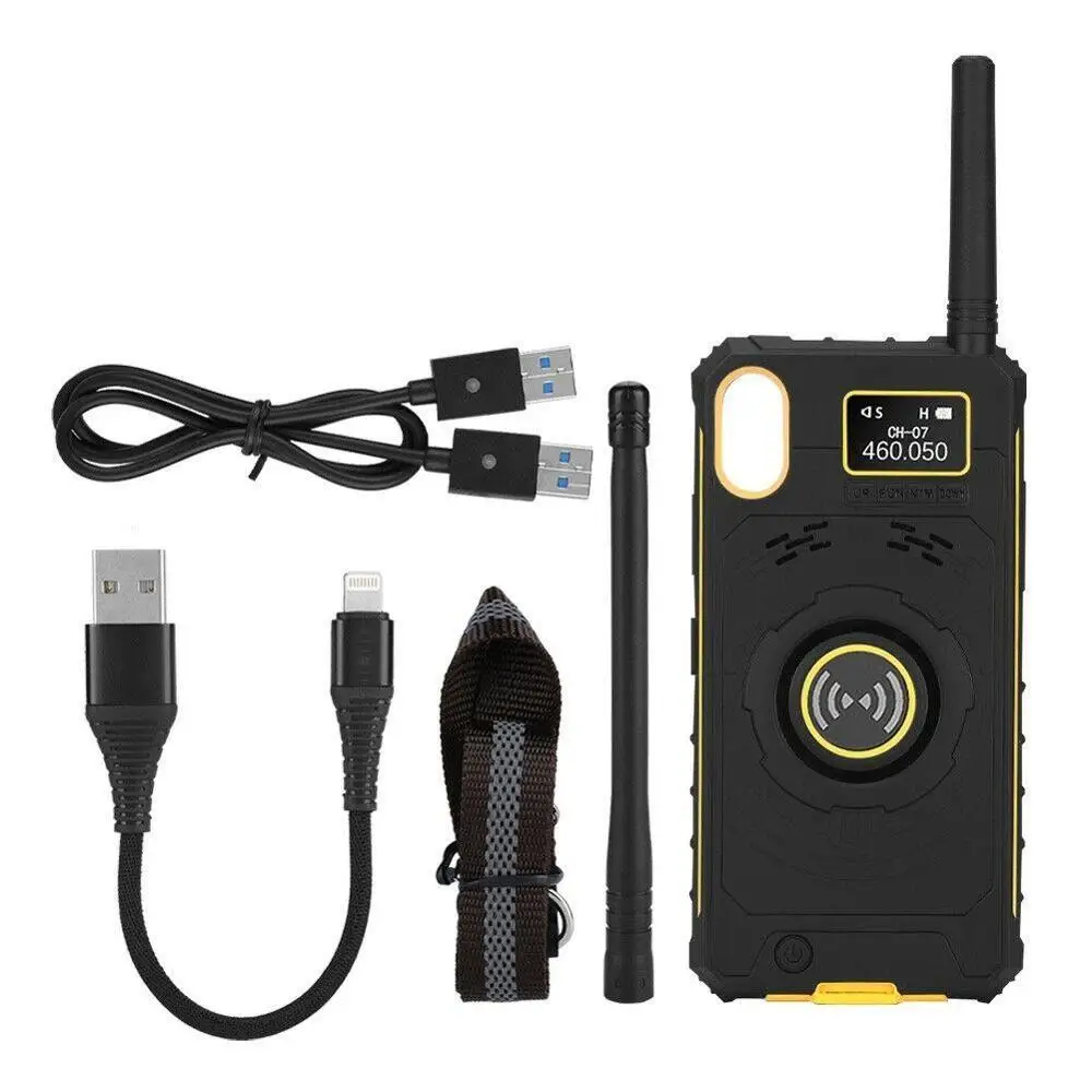 IRaddy GM-series 3-в-1 UHF чехол для телефона двусторонней радиосвязи Перезаряжаемые на Батарея защита от ударов при падении сотовый телефон для iPhone