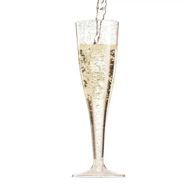 Пластиковые флейты для шампанского 5 шт. Prosecco стекло es 175 мл цельная флейта