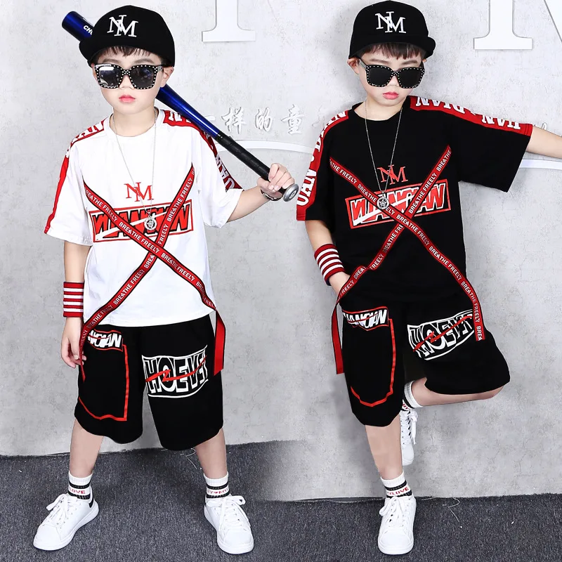 2019 Summer Toddler Baby Boys Clothing Sets Short Sleeve Korean Kids Clothes Set For Girls 3 4 5 6 7 8 910 12 Years | Детская одежда и