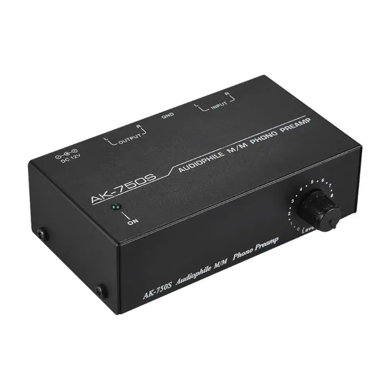 Ak-750S аудиофил M/M Phono предусилитель усилитель US/EU вилка адаптер | Электроника