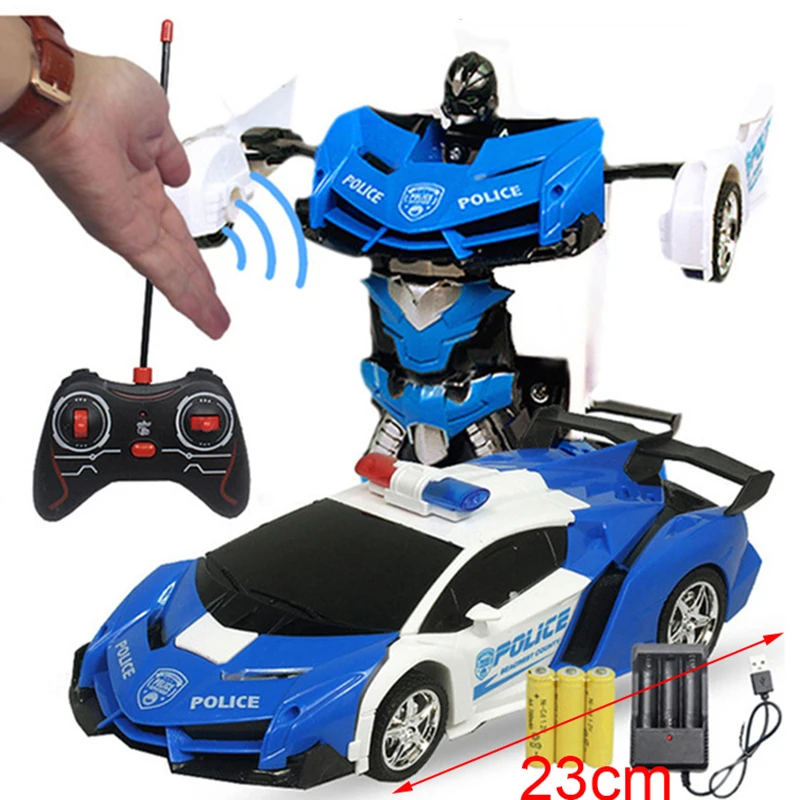 36 см 1:12 RC автомобиль робот 2 4 ГГц индукции преобразования боевые роботы для мультикоптера деформацию пульта