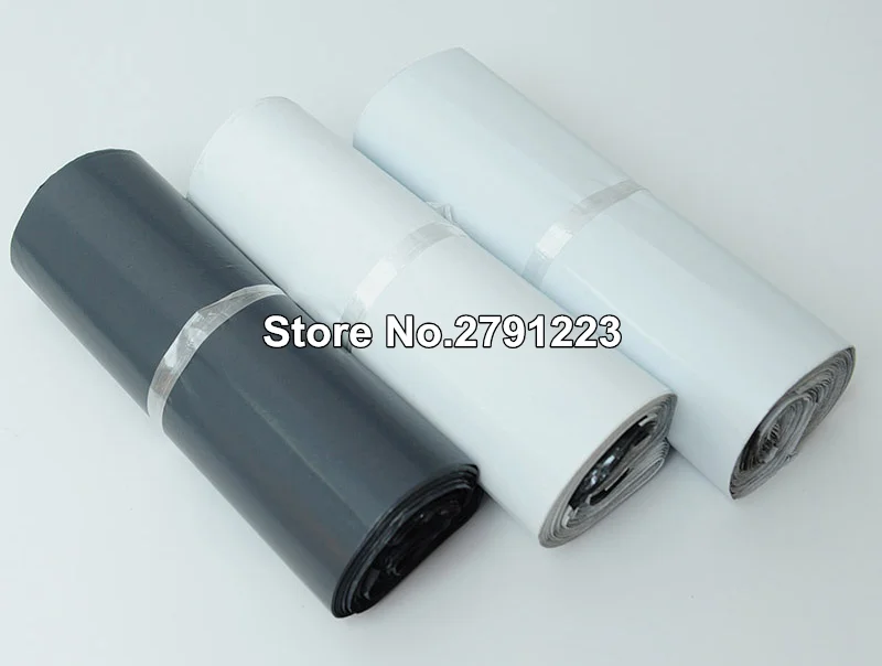 100 шт./лот Пластиковые самоклеящиеся пакеты конверты для курьерских