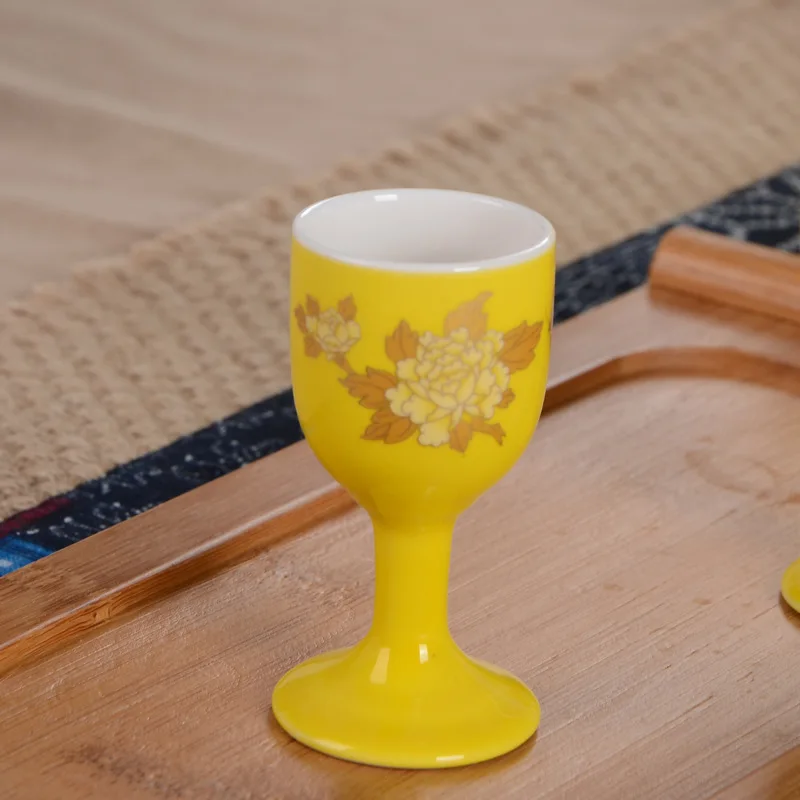 Поставка керамических бокалов для белого вина в китайском стиле бокалы