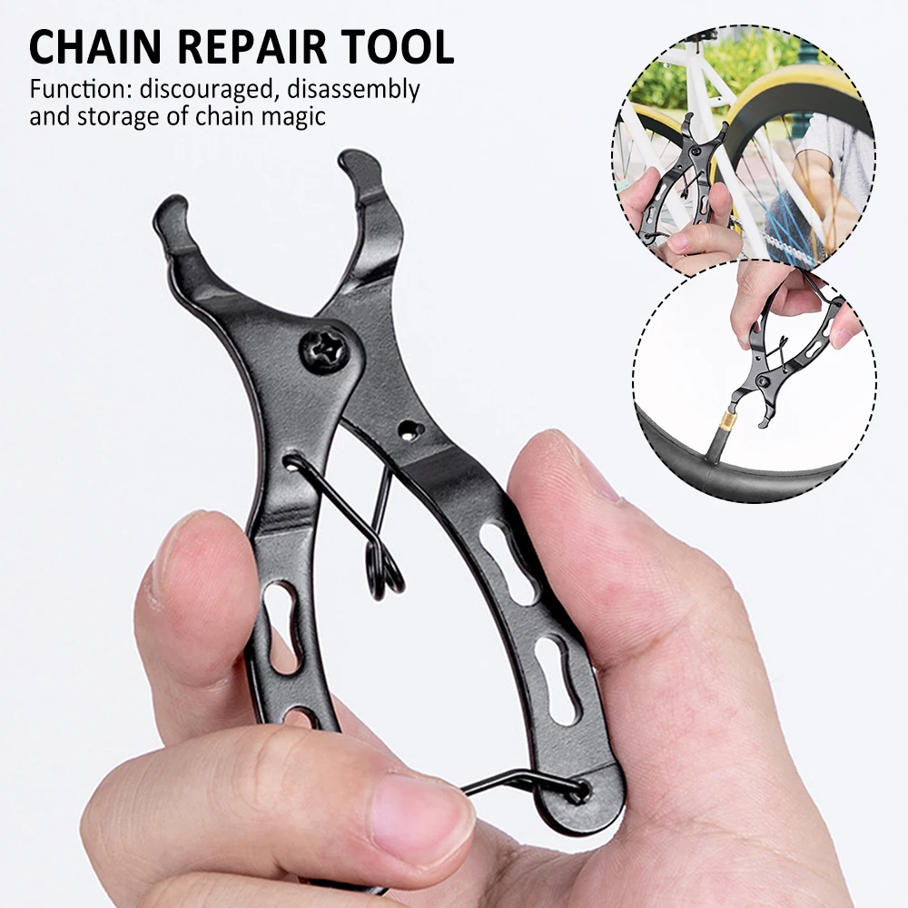 

Bicycle Link Chain Pliers Multi-function Bike Chain Removal Tool Missing Links Road and Mountain Bike Chain Repair Accessories