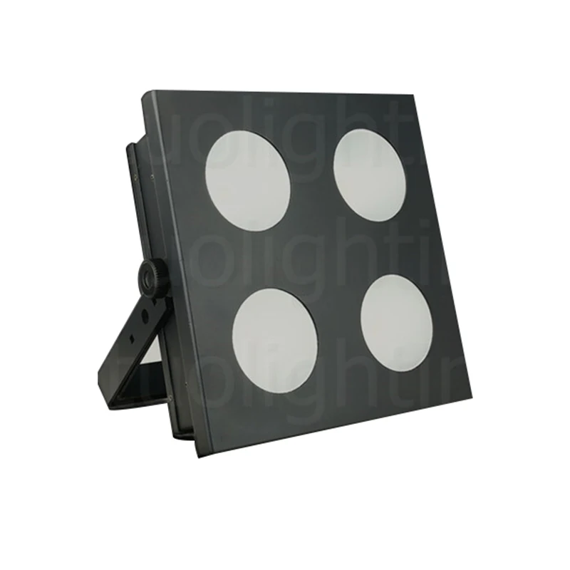 8 шт./лот Профессиональный 4*100 Вт COB LED Blinder аудитория Свет теплый или холодный