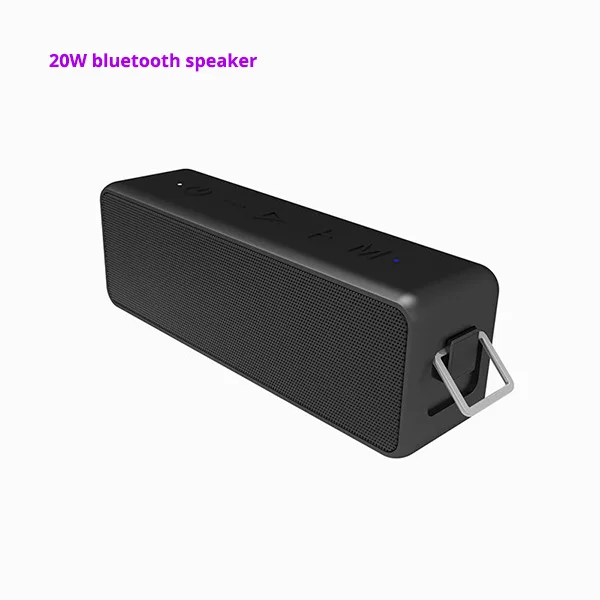 20W x5pro black 40 Вт портативный динамик Водонепроницаемый 20 Вт беспроводной Bluetooth динамик 10 Вт Бумбокс мощный бас Бумбокс звуковая панель сабвуфера для xiaomi - Цвет: 20W x5pro black