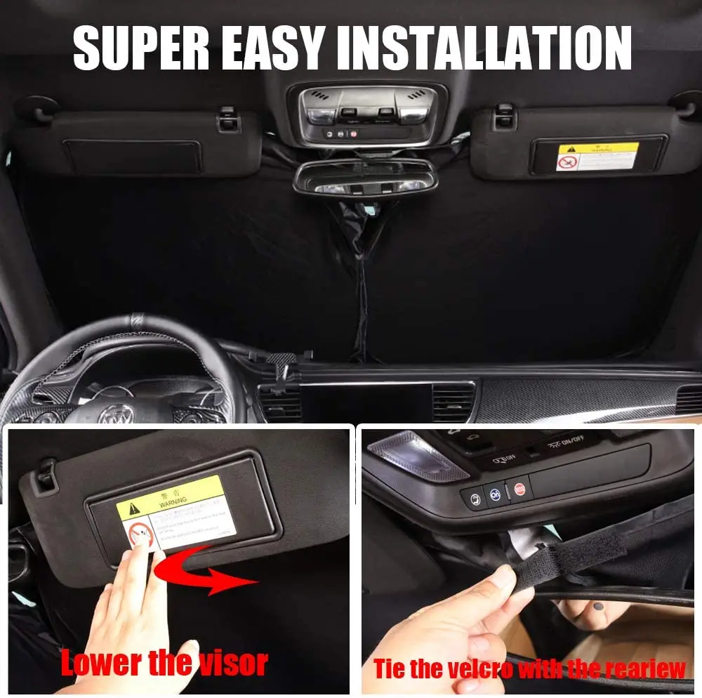 Солнцезащитный козырек для автомобиля складной от солнца лобового стекла Toyota Land