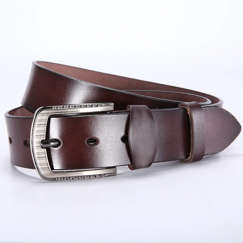 Designer Luxury Classic pin Buckle Belt Top Quality Belts for Mens Business Genuine Leather Cowskin Belt Gift For Men