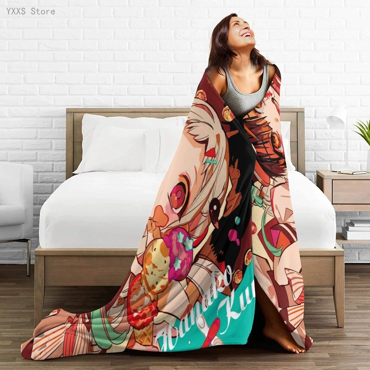 

Anime 3D printed Ultra-Soft Micro Fleece Blanket flannel throw Sherpa bedspread bedding sofa picnic fur soft blanket 300336375