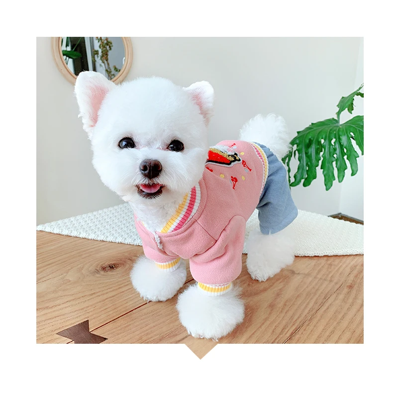 Одежда для собак Тедди собака Бишон Померанский маленький четырехколесный