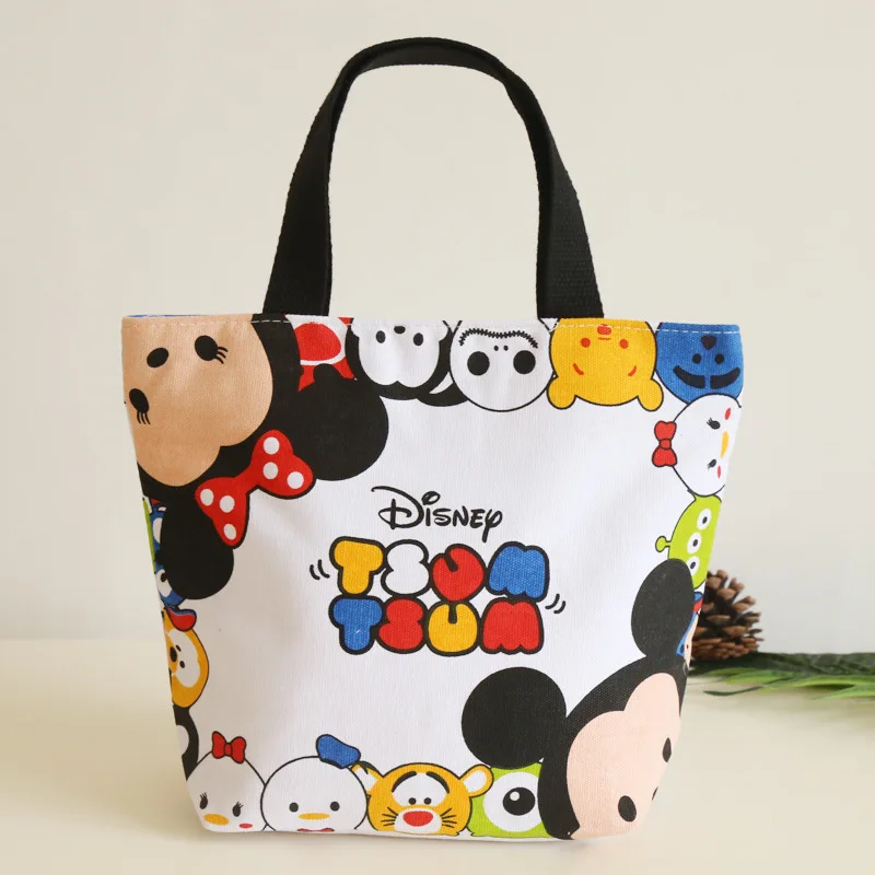 Disney детский Ранец из плюша в форме Микки Маус холщовый мешок дамы ткани с героем