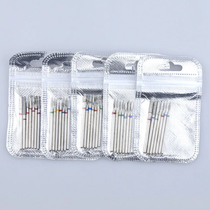 Алмазные фрезы для ногтей 7/6 шт. Ротационные электрические педикюра пилочки