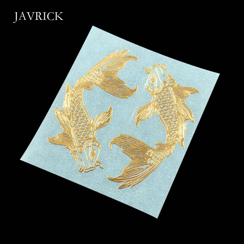 

2 шт. пара, эпоксидная смола золотого карпа, рыба, форма, металлический стикер, сделай сам, украшения ручной работы, наполнитель, чехол для тел...