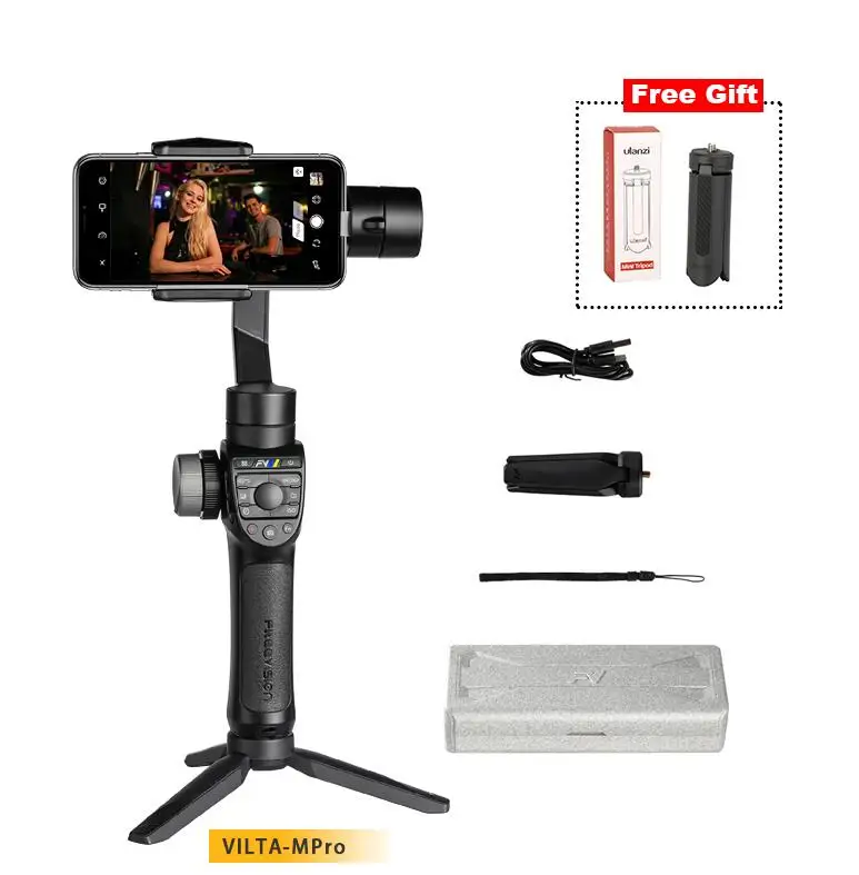 Standard Package Freevision Vilta-M Pro 3-осевой карданный стабилизатор смартфона для huawei P30 Pro IPhone X XS samsung экшн-камеры Gopro 5/6/7 - Цвет: Standard Package