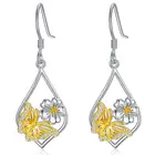 Красивые Лепестковые серьги-бабочки, модные трендовые серьги-бабочки, женские серьги, Женские аксессуары, изысканные серьги