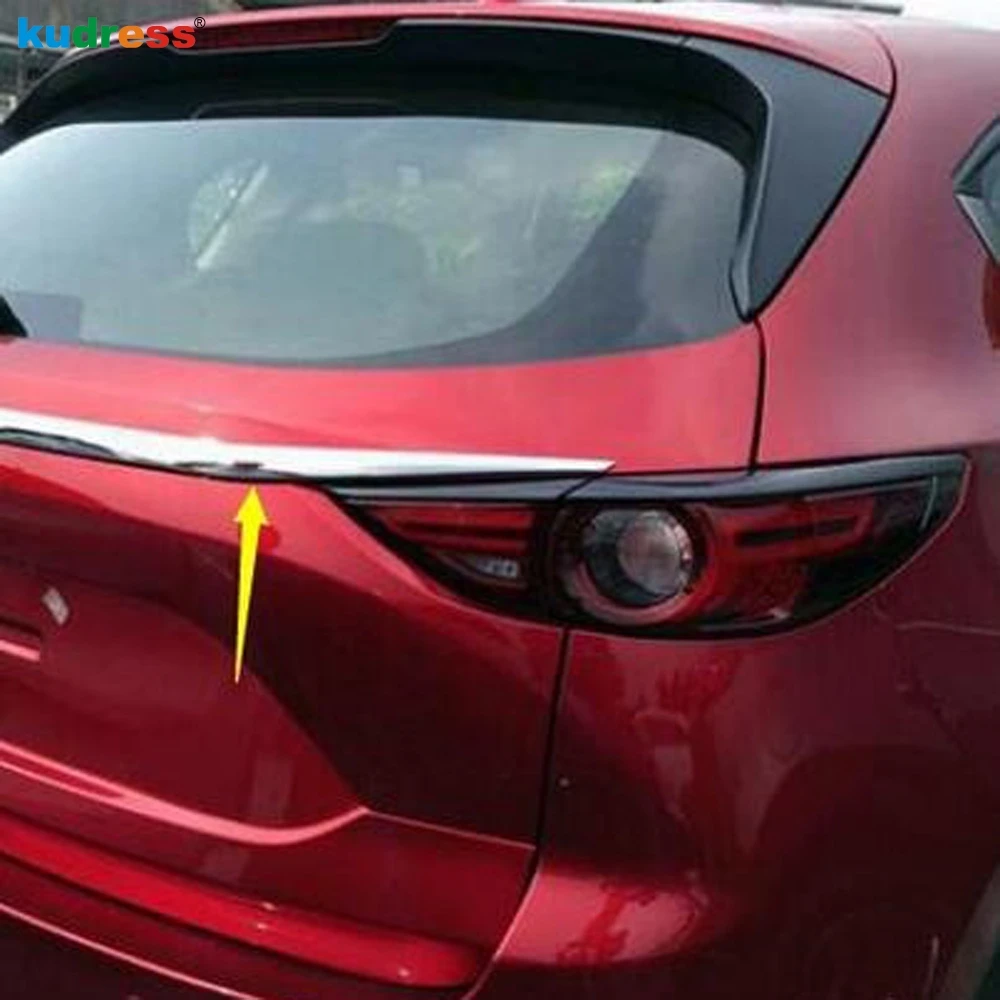 Для Mazda CX5 CX 5 KF 2020 2017 2018 2019 углеродного волокна крышка задней крышки багажника для