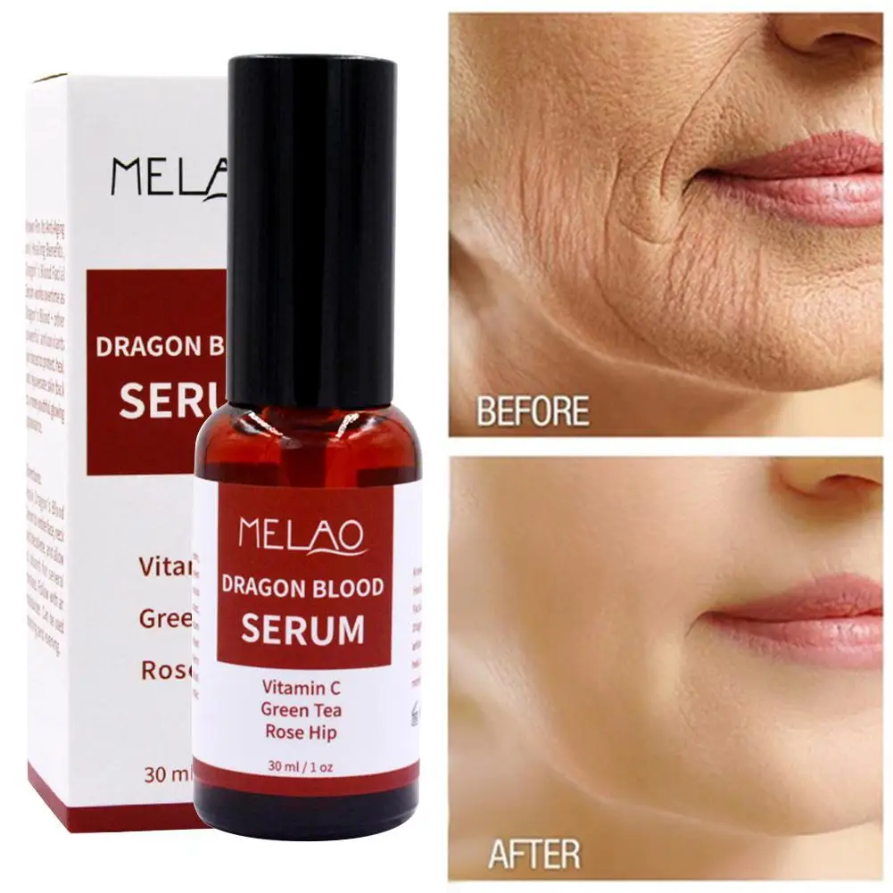 

30ml Vitamin C serum Green tea Essence Moisturizing Pade Anti-aging Face Pore Skin Serum Care X3E3