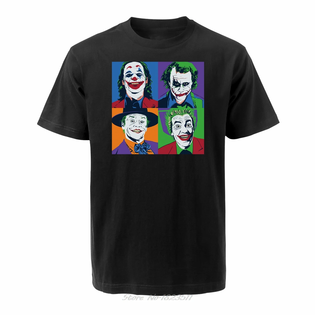 

Joker Men T Shirt Summer 100% Cotton Heath Ledger T-Shirt Casual Joaquin Phoenix Top Tees Joker Tshirts Harajuku