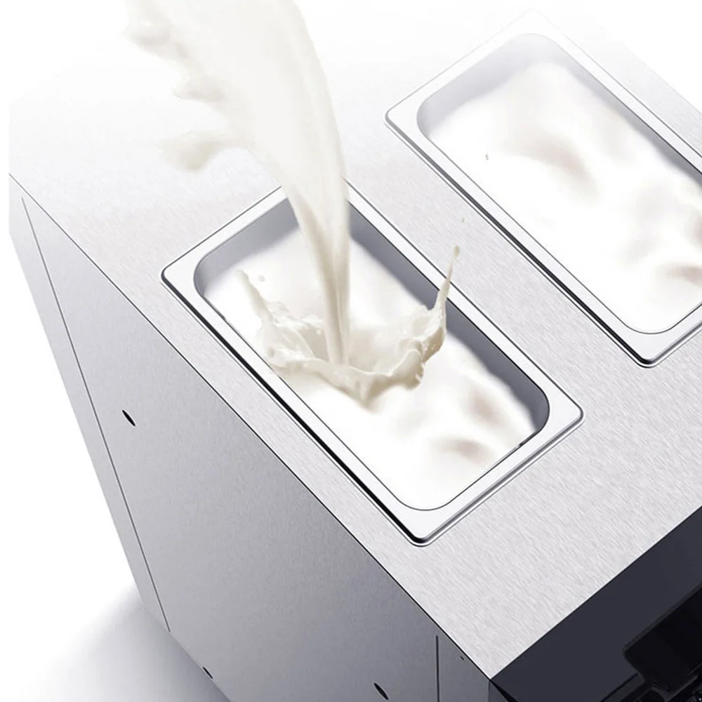 

Commercial ice cream machine automatic cleaning mixed flavor GQ-618DBA