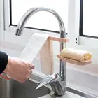 Держатель для кухни стеллаж для хранения пластмассовый мыло губка дренажная стойка Кухня держатель для хранения Ванная комната Полотенца Органайзер кран ткань зажим полки