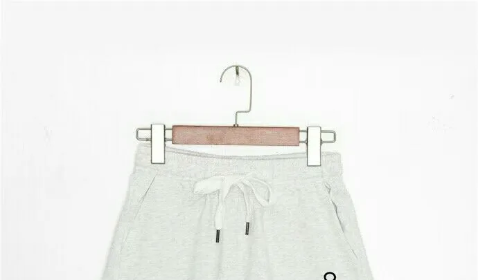 

Women Cotton Shorts Embroidery Logo Elastic Waist Loose Lace-up Casual 2021 Summer Sweatpants