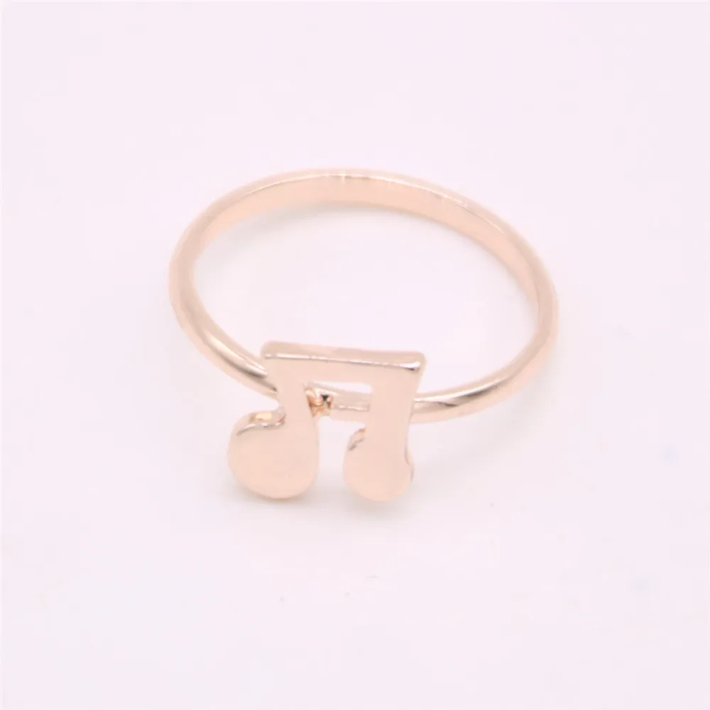 Модные кольца для нот женщин ручная сварка медное кольцо дизайн три цвета на