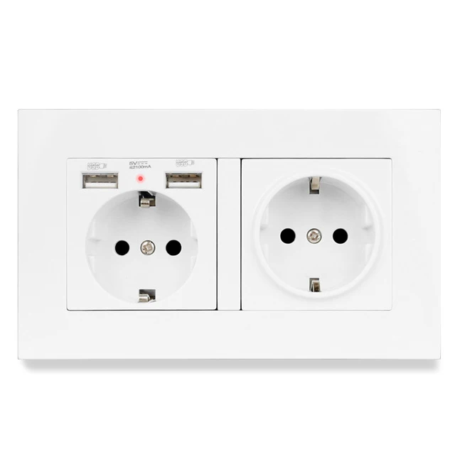 Настенная розетка Minitiger с питанием от USB встроенная настенная для спальни 110-250 В
