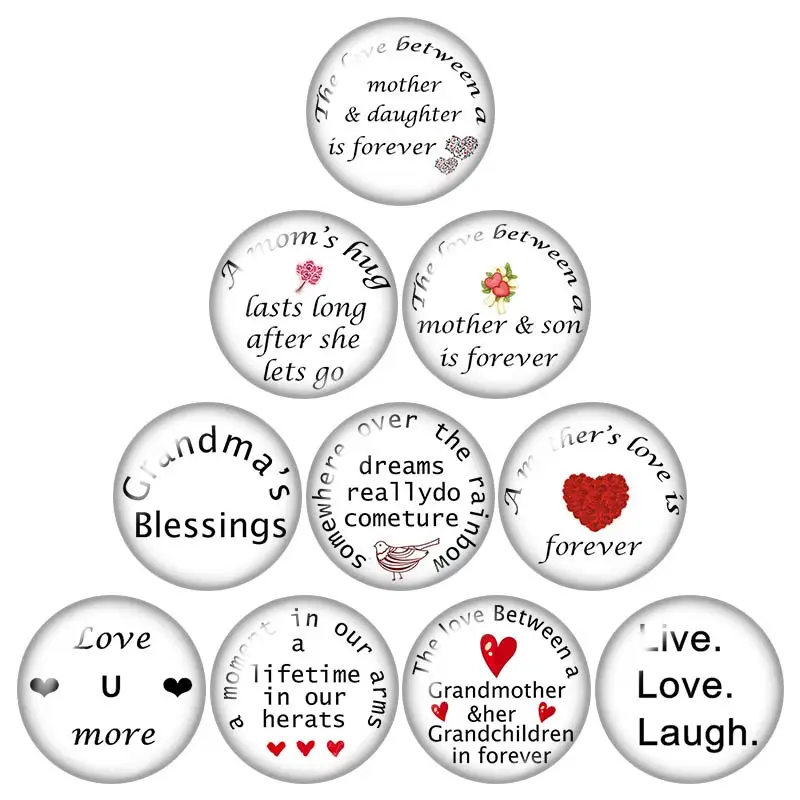 Буквы Почувствуйте себя лучше доверять 18 мм кнопки 10 шт. круглые фото кабошоны