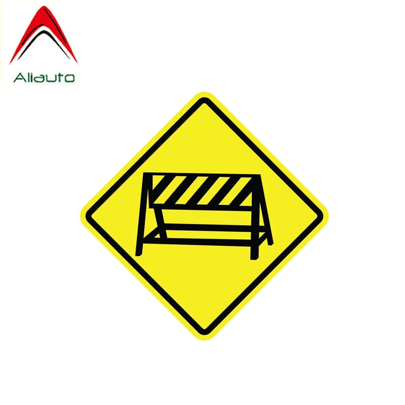 

Забавная Автомобильная наклейка Aliauto, предупреждающие светоотражающие Аксессуары для обслуживания дорог, ПВХ наклейка для Mercedes Toyota Volkswagen, 9...