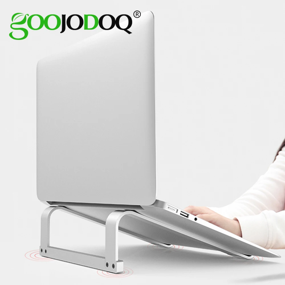 GOOJODOQ 11-17 дюймов алюминиевый сплав Подставка для ноутбука Складная подставка