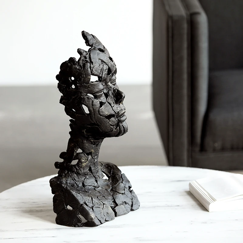 

Абстрактный персонаж 50 см, металлические предметы, статуя, домашние поделки, гостиная, Декор, предметы для офиса, детские подарки