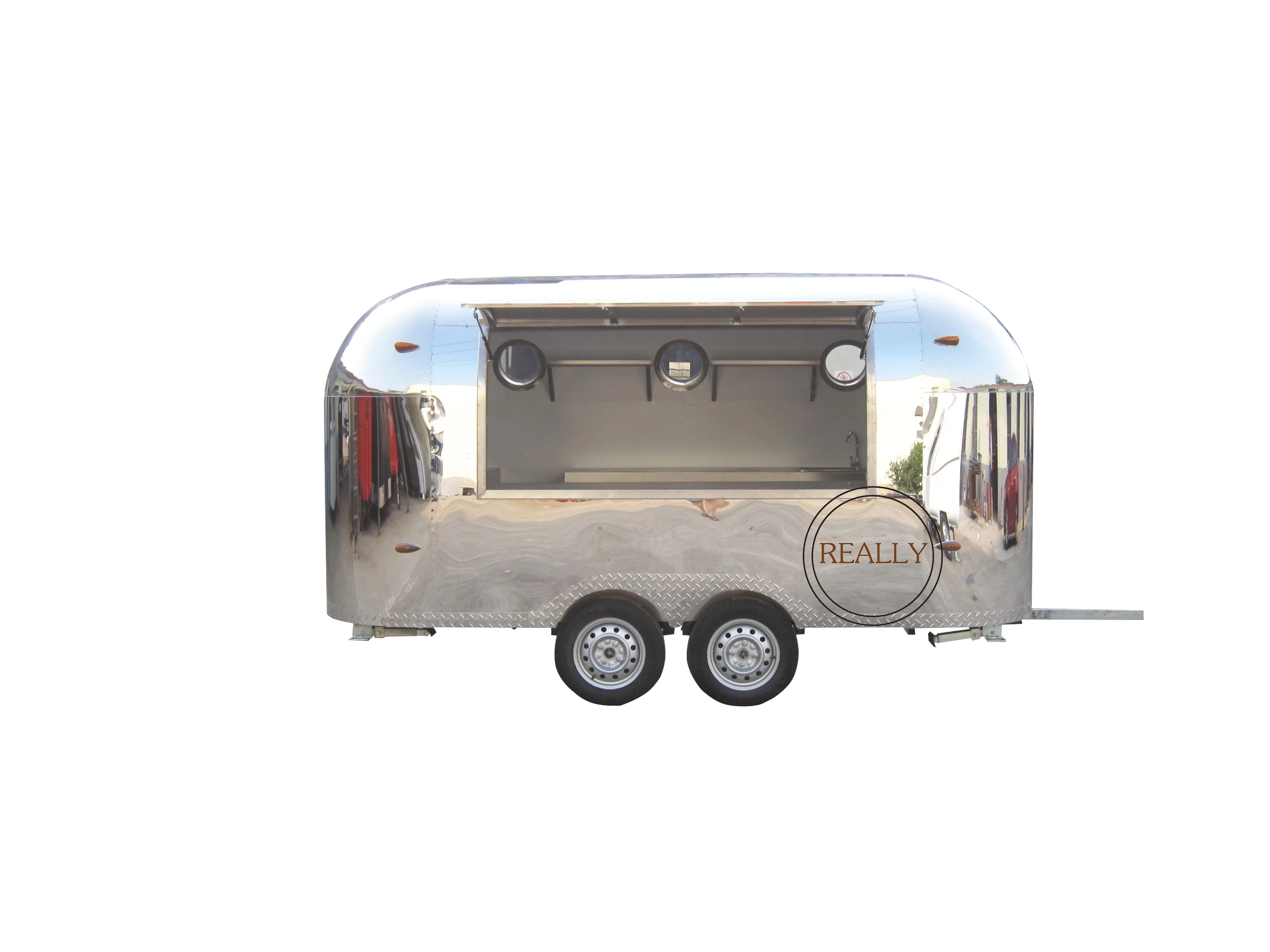 Пищевой Автоприцеп Airstream из нержавеющей стали европейский стандарт|Кухонные