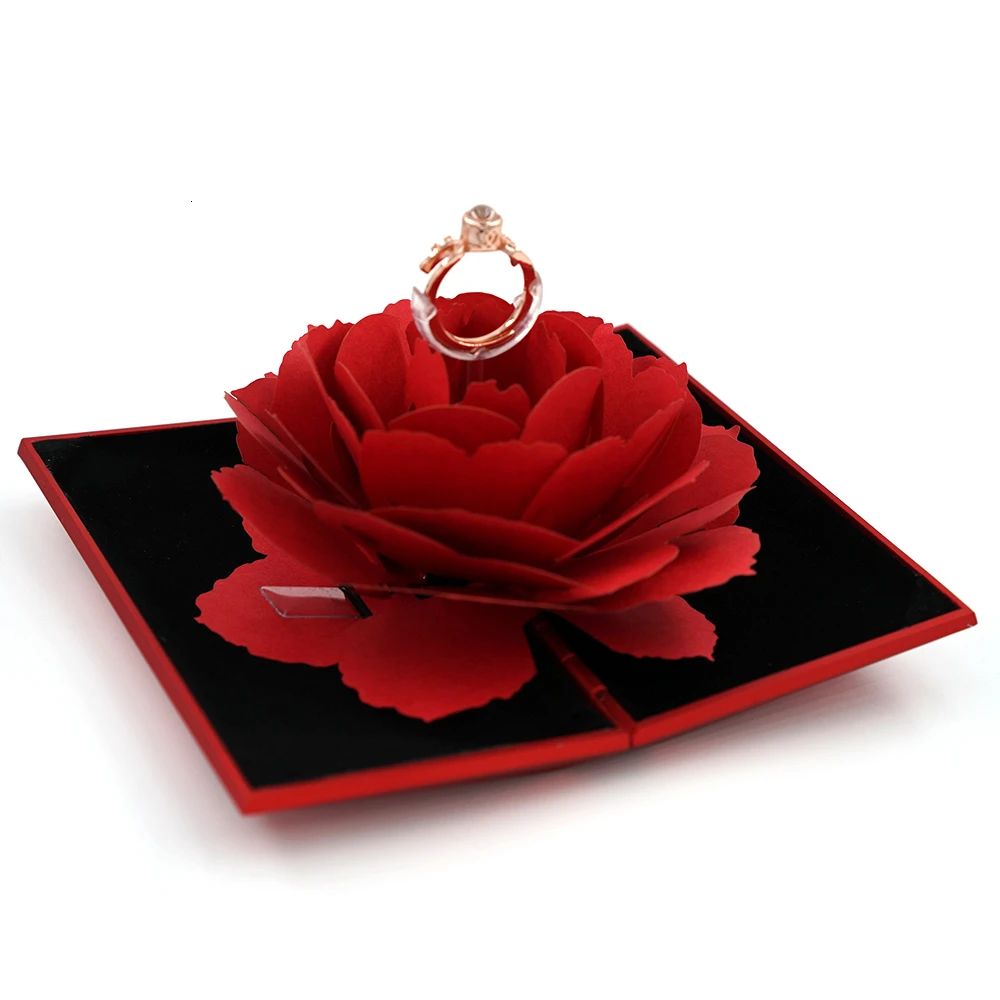 Прямая поставка кольцо для влюбленных с оленем реальное воспоминание любви 100