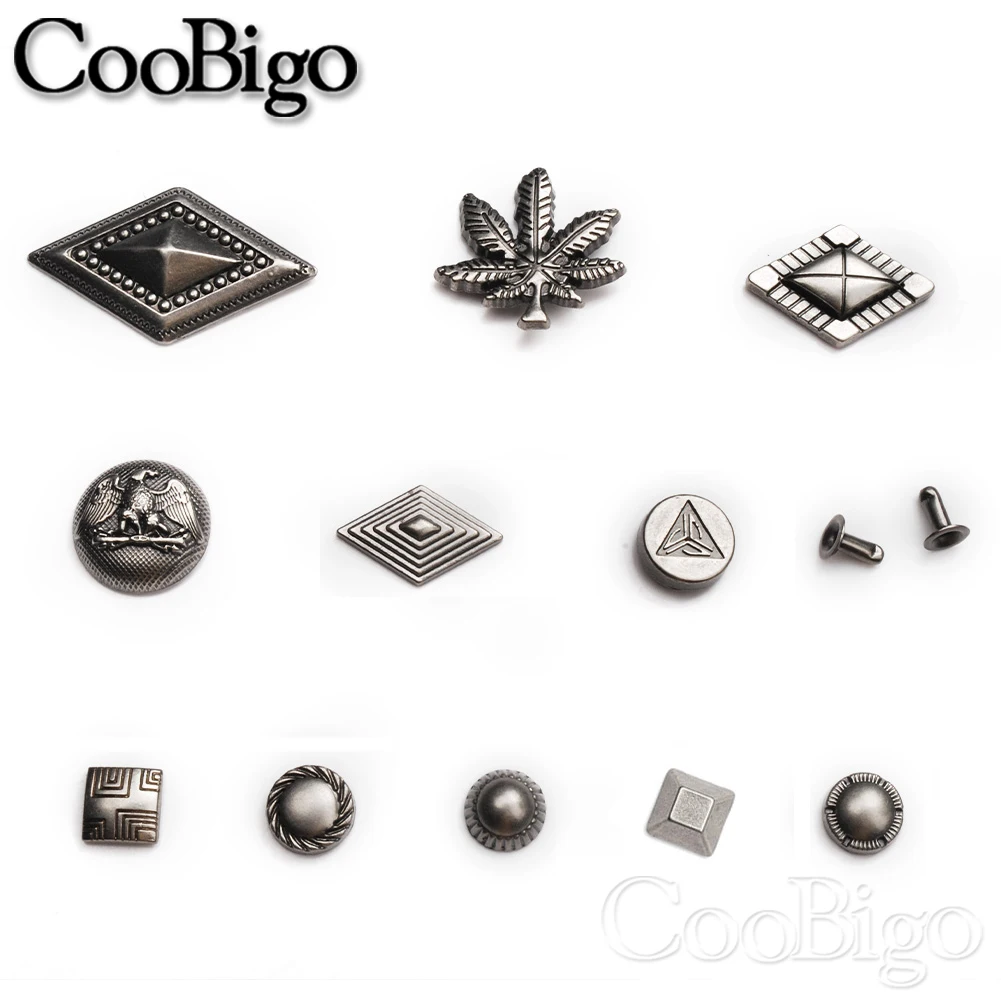 Металлические заклепки в стиле панк-рок 5 комплектов | Дом и сад