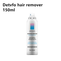 detvfo 150ml hair removal depilation wax spray painless mild smooth shaving and hair removal cream depilation spray for menwomen