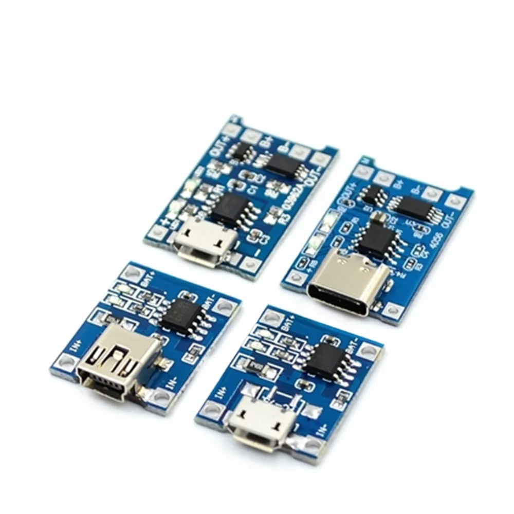 Type c/Micro USB 5 В 1A 18650 TP4056 модуль зарядного устройства литиевой батареи зарядная
