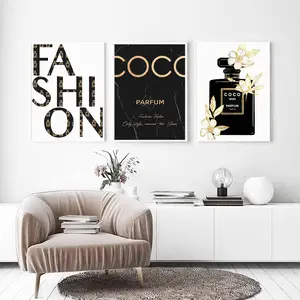 Coco Chanel Pictures Wall, Coco Chanel Home Decoration