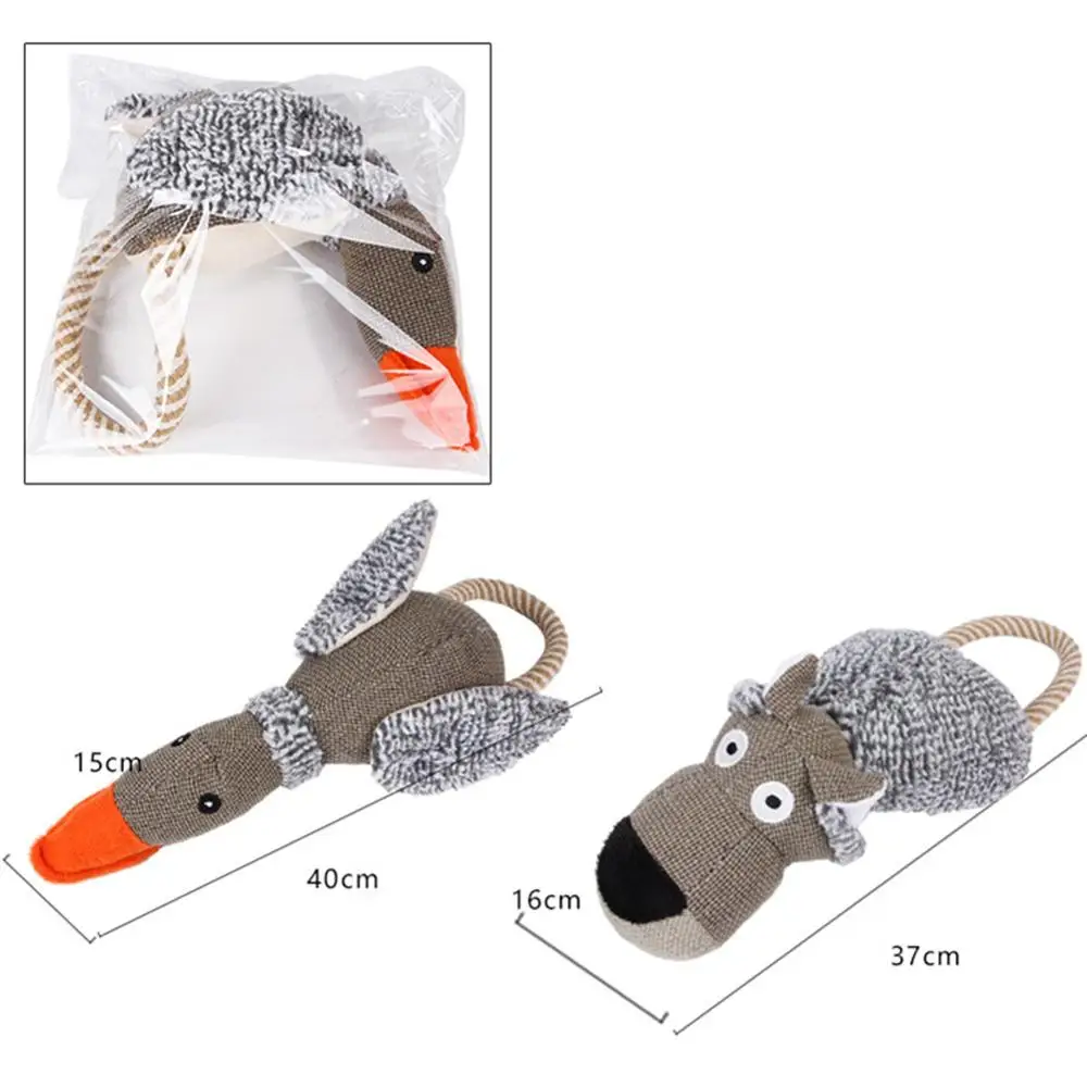 New Pet Plush Toys Dogs Bite Resistant Squirrel Puppy Chew Animals Toy 2020 Cute Duck Cow Shaped Squeak | Дом и сад