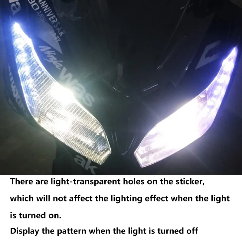 Для Kawasaki ninja 250 300 аксессуары для мотоциклов передняя обтекатель наклейка на фару