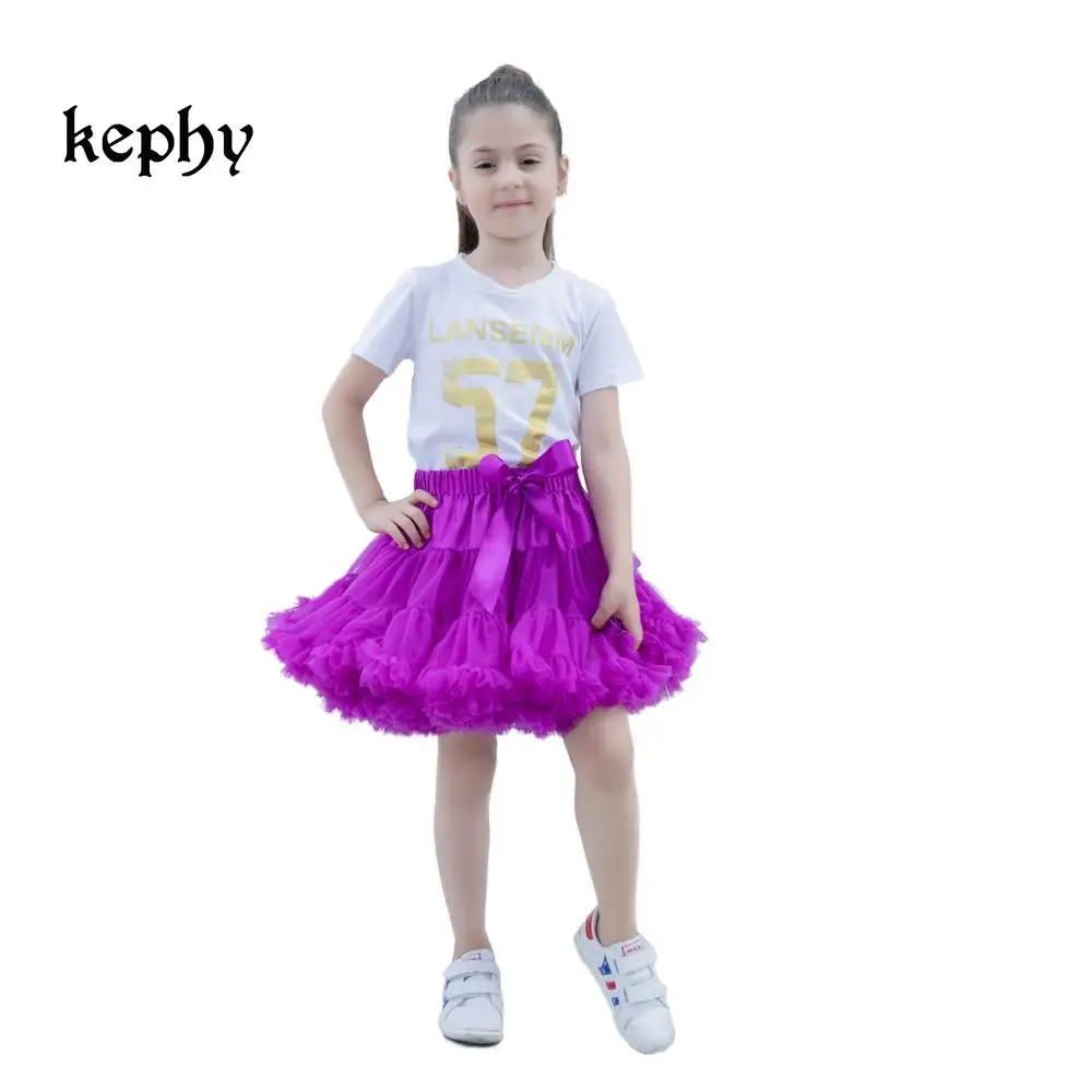 Лидер продаж! Женская юбка супер пушистая многослойная разноцветная