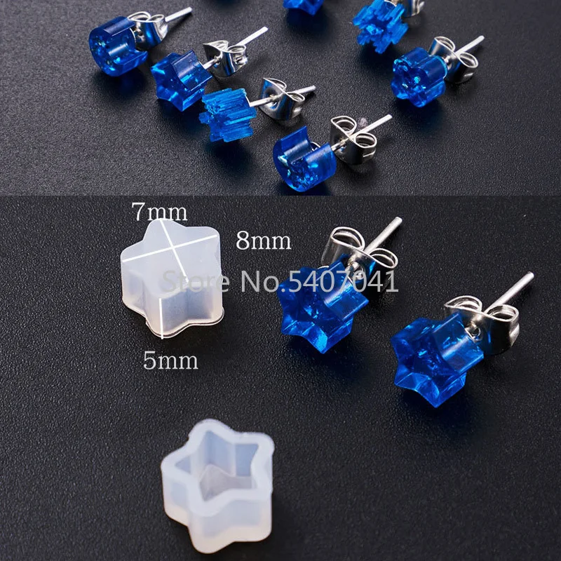 PopularDIY Earring Mold Shaped Silicone Jewelry Mold Handcraft Epoxy Resin Tools For Making Jewelry Accessories