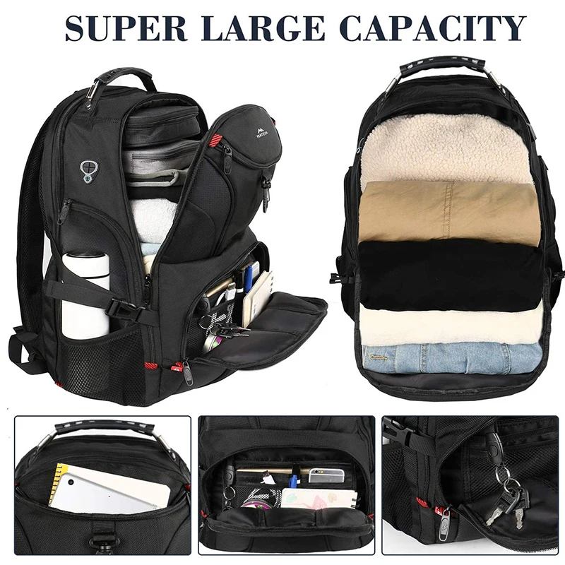 Мужская Дорожная сумка Matein водонепроницаемая для ноутбука 18 дюймов с usb портом