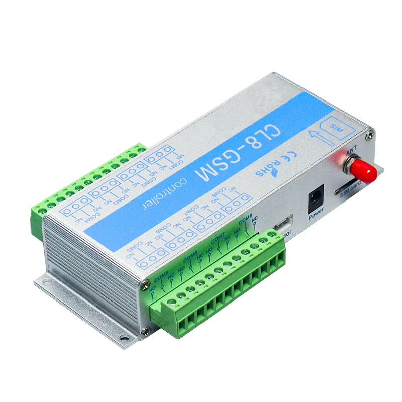 8ch 8 relay gsm call remote controller barrier gate opener switch for home appliance water pump motor rolling door | Безопасность и