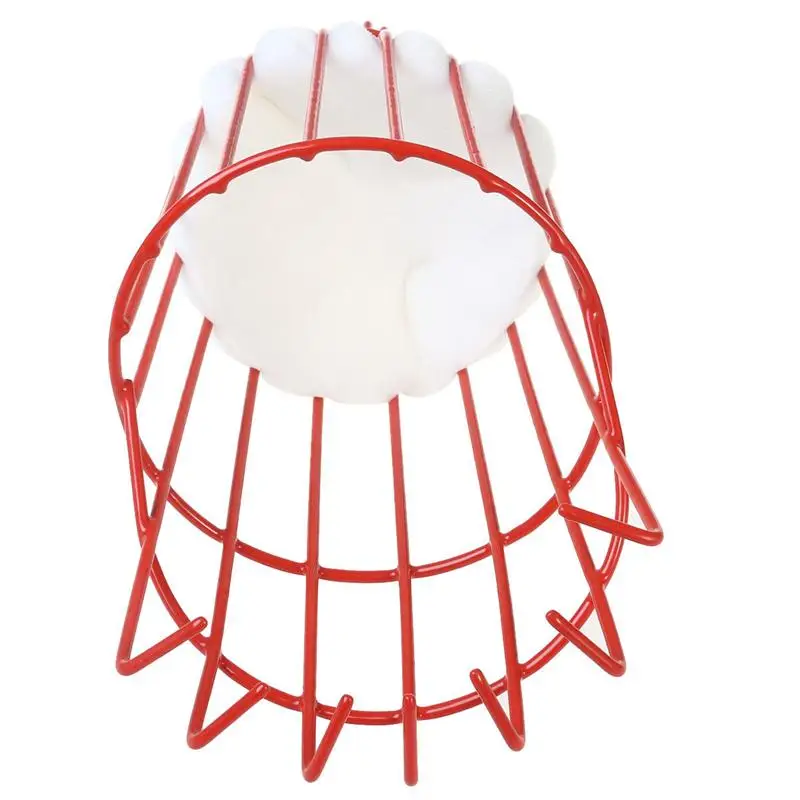 

Fruit Picker Basket Fresh Orange Apple Plum Pear Peach for Broom Pole Stick (Red)