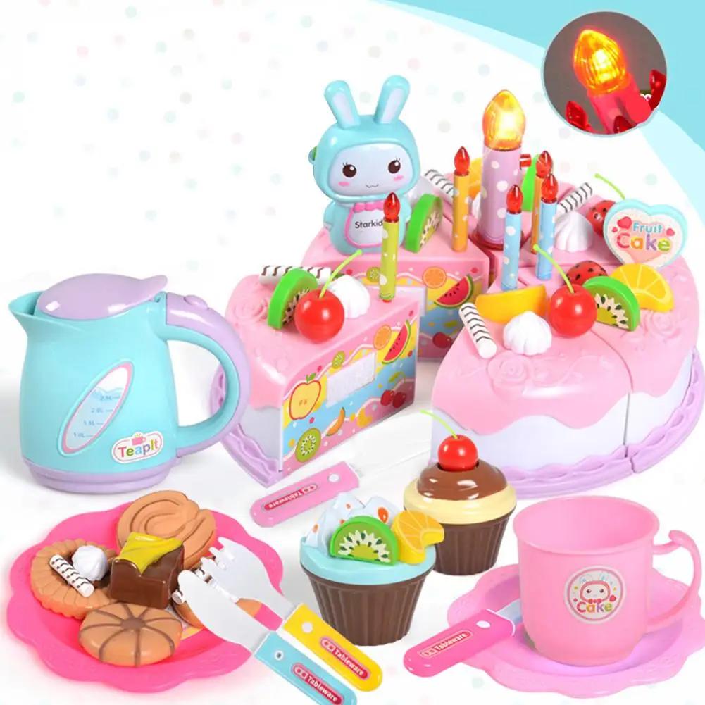 Игрушки для кухни набор игрушек вырезания тортов интеллектуальное