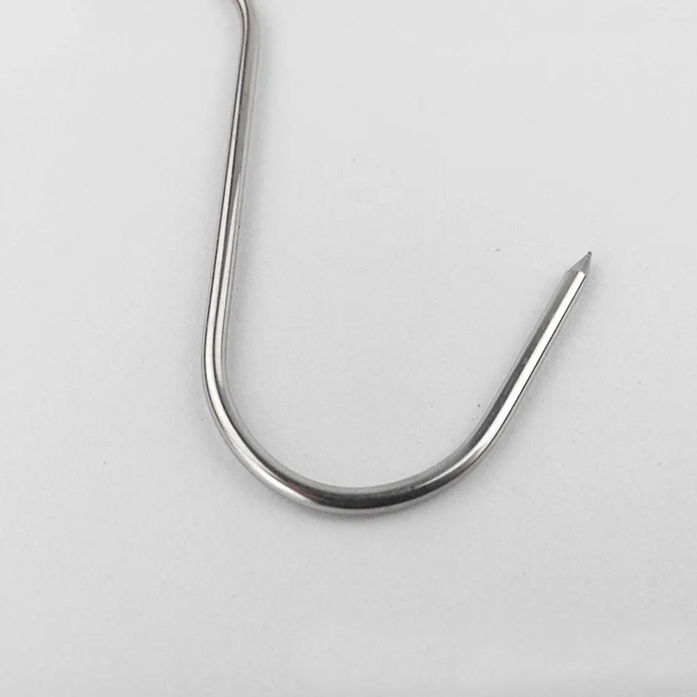 5 шт. длинные заостренные крючки S подставка для мясника из нержавеющей стали 15 см